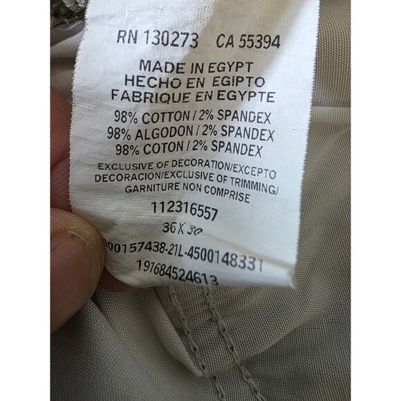 WRANGLER Olive Green Fade Casual Street Straight Fit Utility Jeans SZ 36x30 - Picture 5 of 11